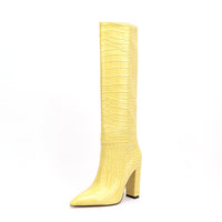 Thumbnail for Ibty Collections shoes Snake Skin Below the Knee Boots