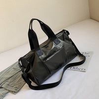 Thumbnail for Ibty Collections Grey Nylon Travel Tote Bag