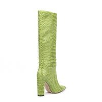 Thumbnail for Ibty Collections shoes Snake Skin Below the Knee Boots