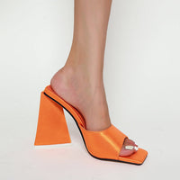 Thumbnail for Ibty Collections Triangle Heel Sandal