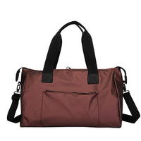Thumbnail for Ibty Collections Wine Red Nylon Travel Tote Bag
